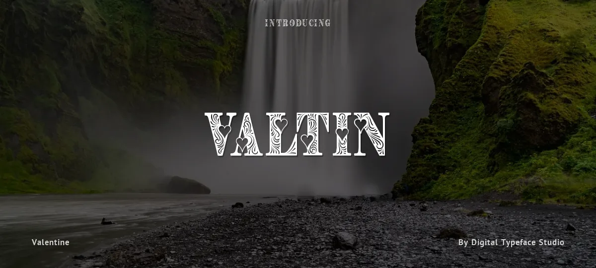 Valtin font preview