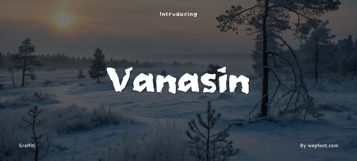 Vanasin font preview