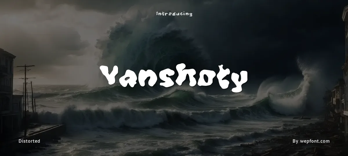 Vanshoty font preview