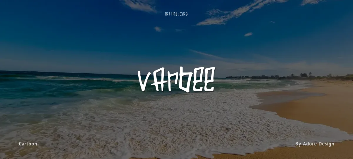 Varbee font preview