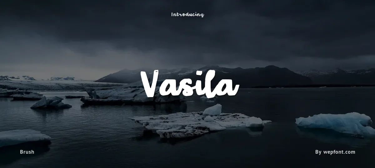 Vasila font preview