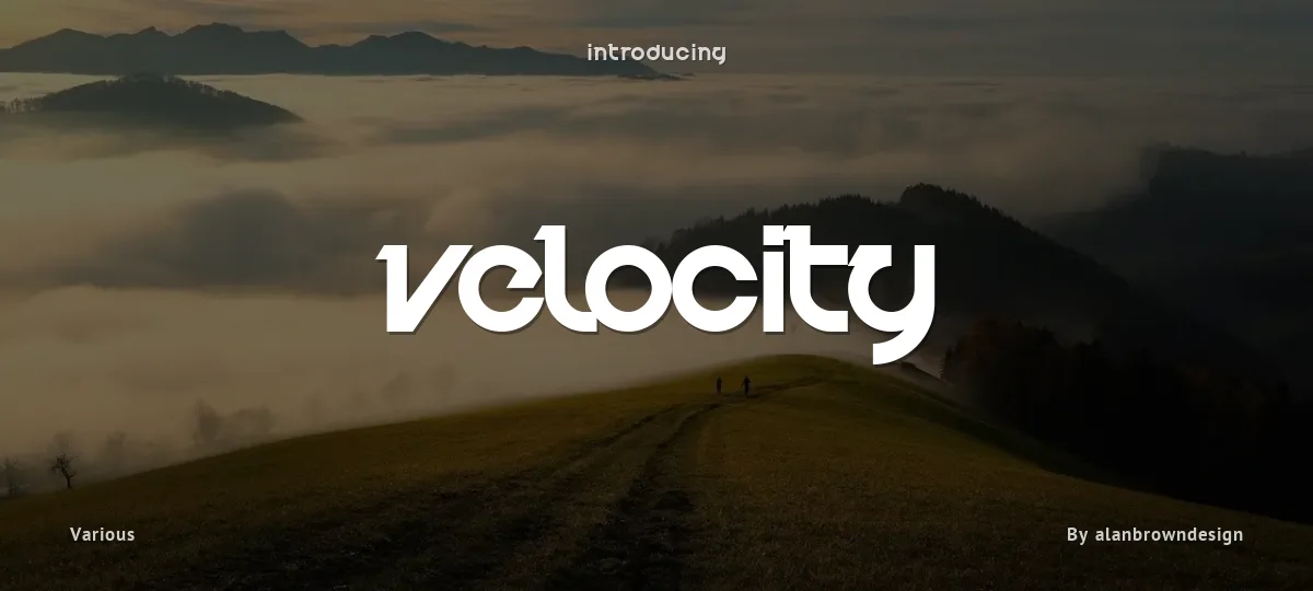 Velocity font preview