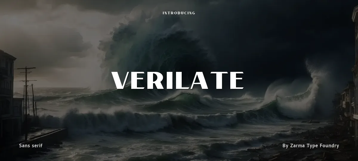 Verilate font preview