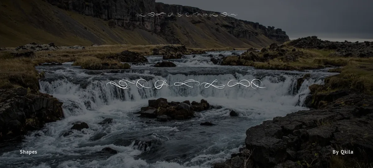 Vertige font preview