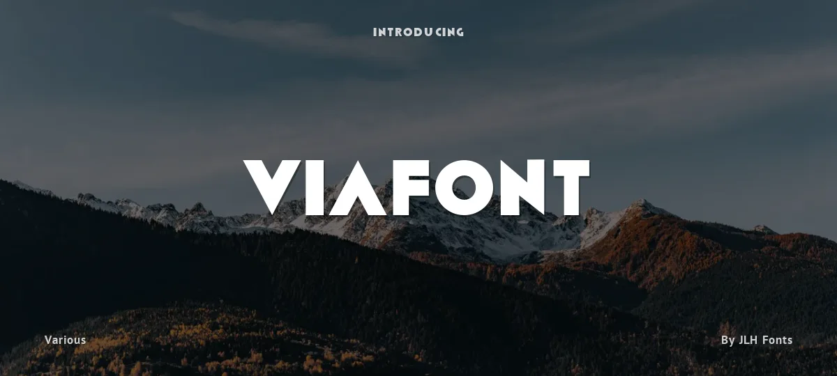 Viafont font preview