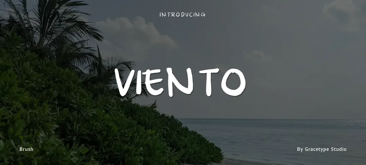 Viento font preview