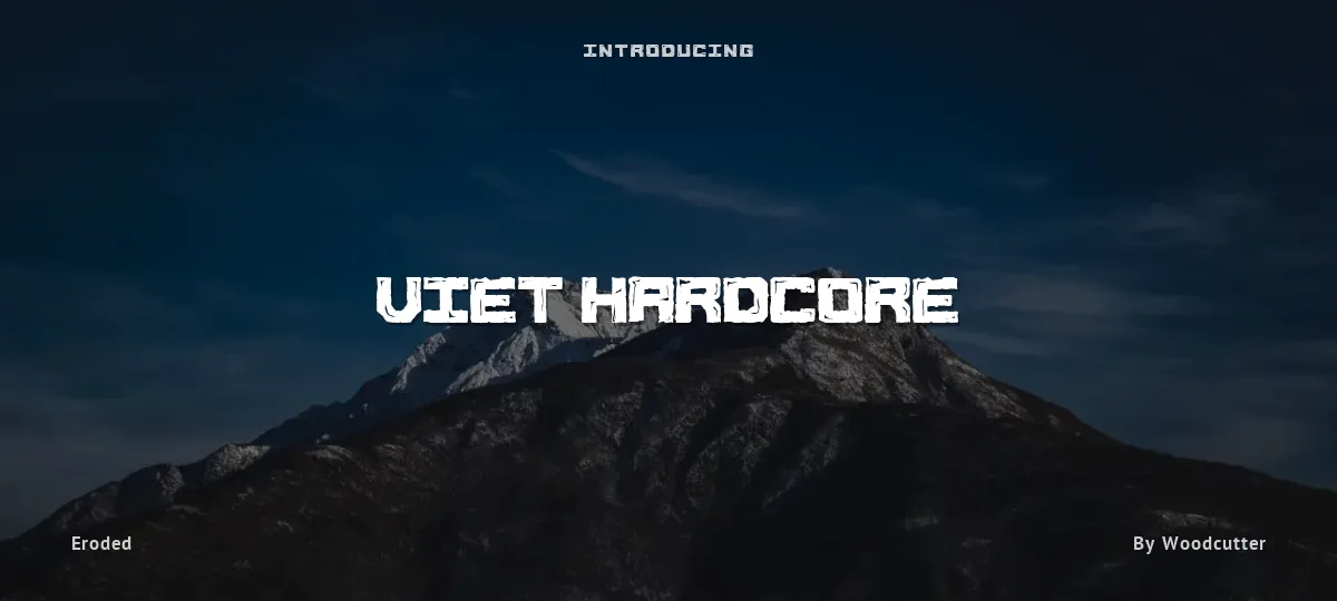Viet Hardcore font preview