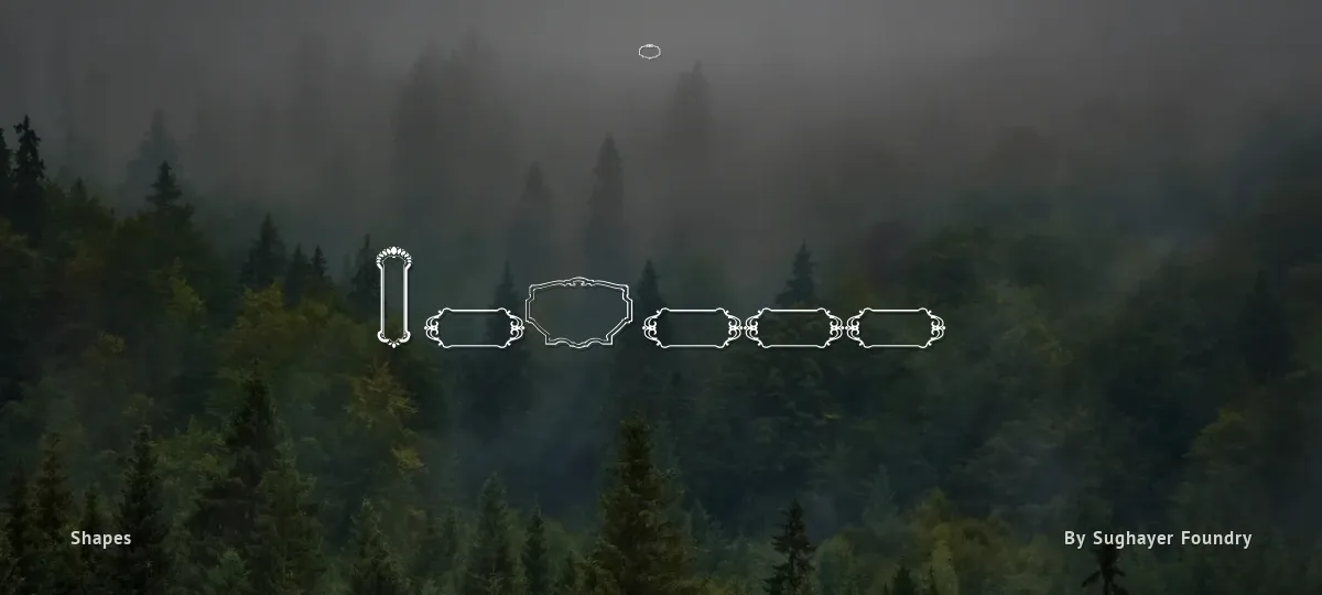 Vintage Panels 05 font preview