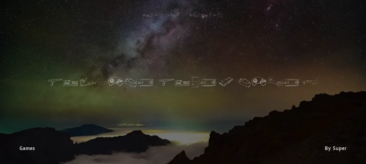 Vintage Video Games font preview