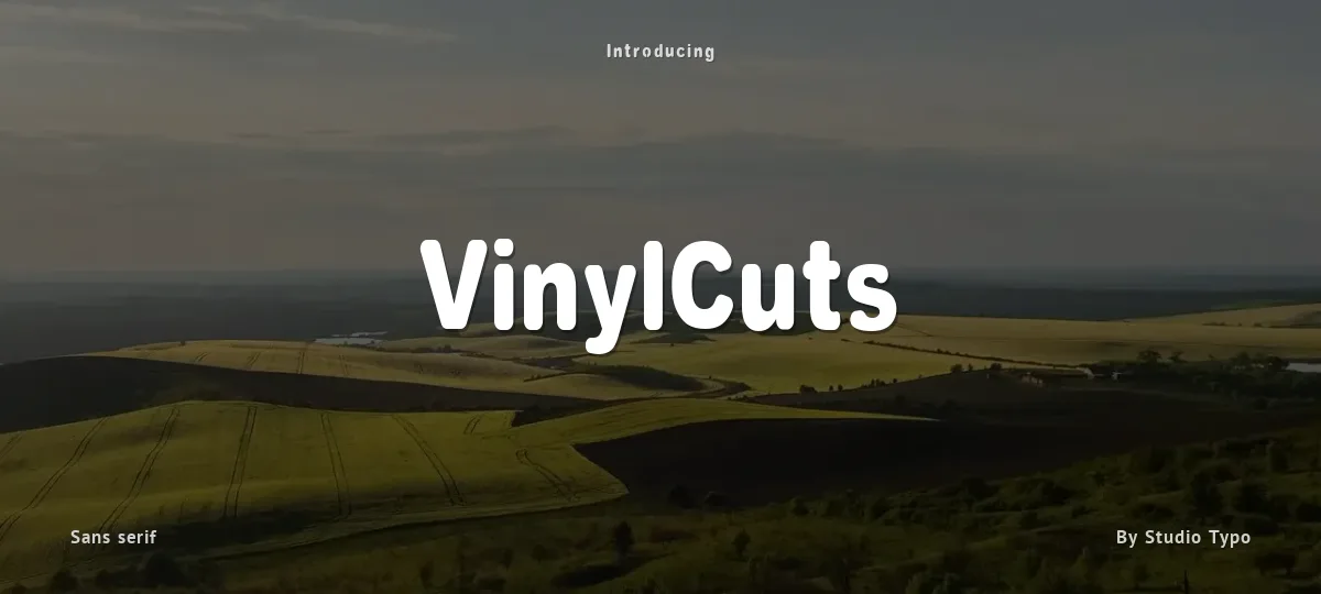 VinylCuts font preview