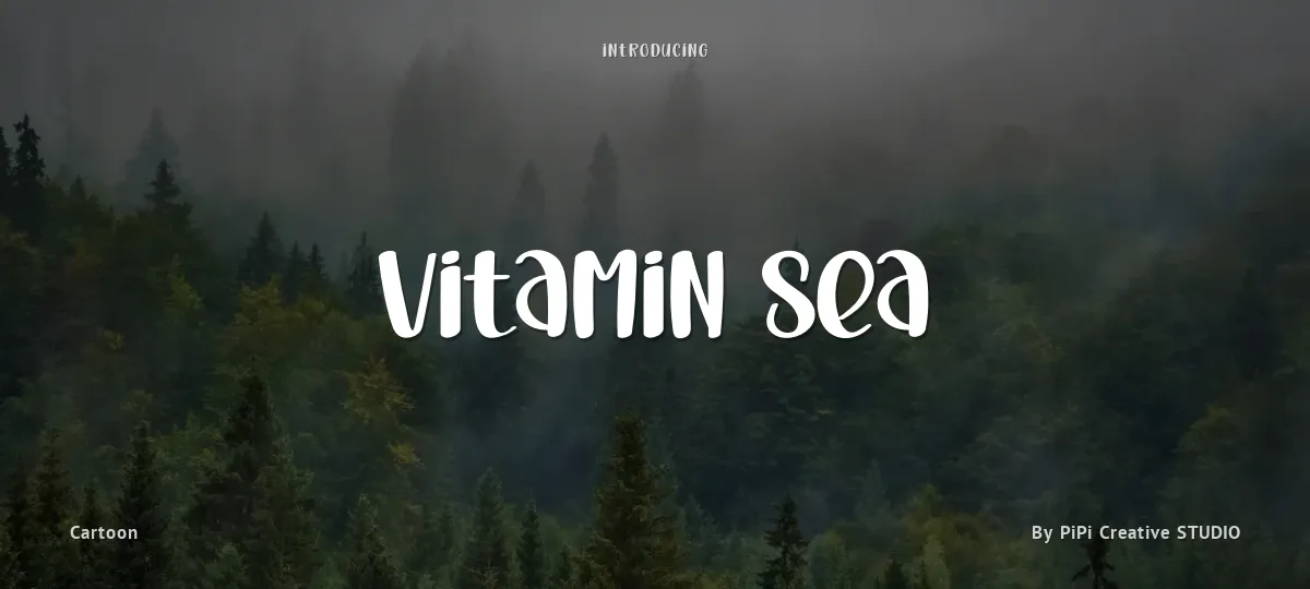 Vitamin Sea font preview