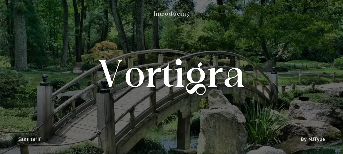 Vortigra font preview