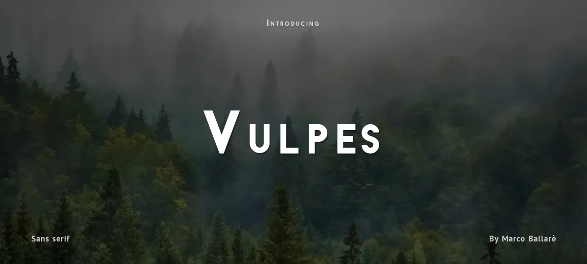 Vulpes font preview