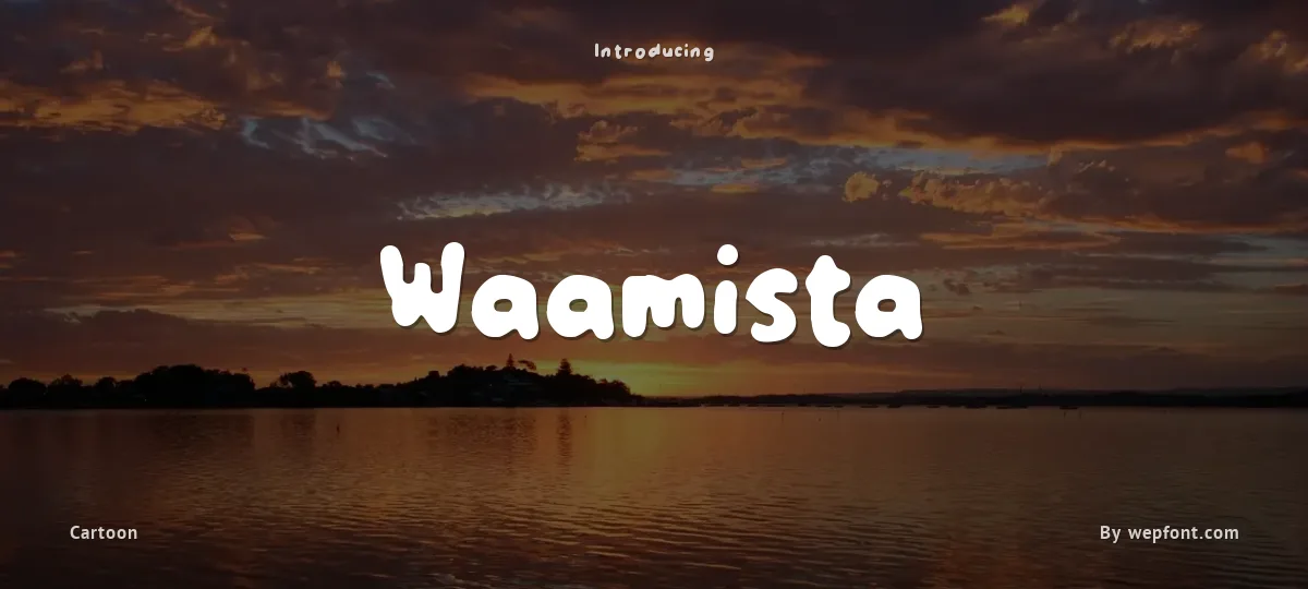 Waamista font preview