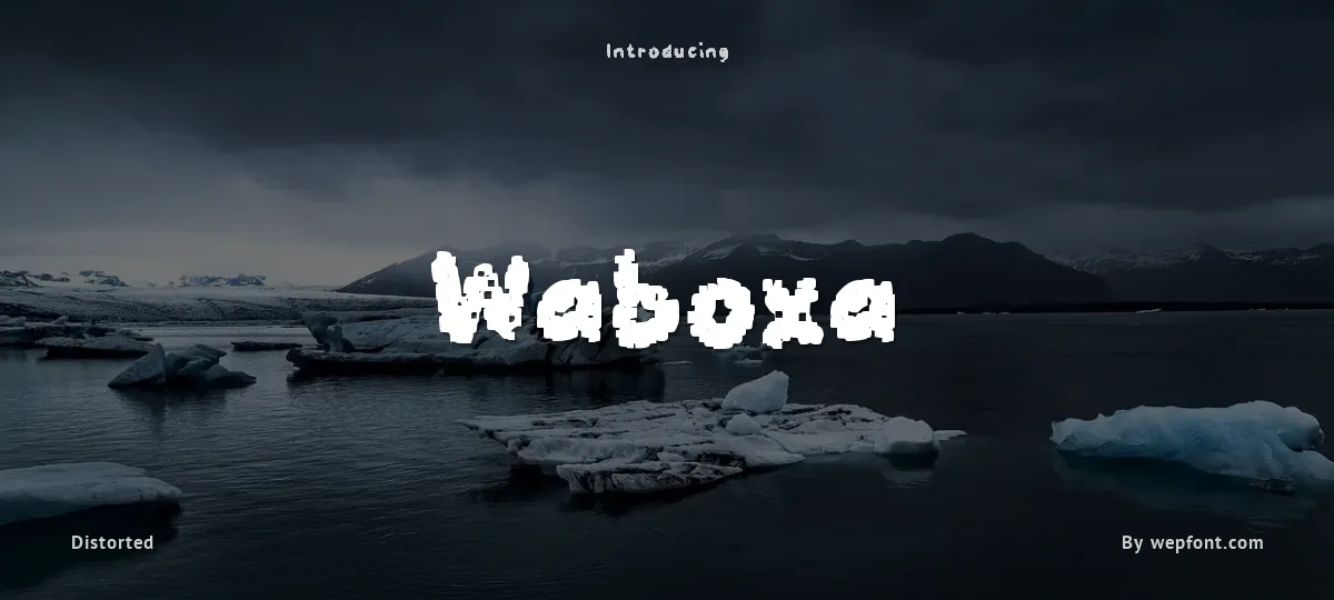 Waboxa font preview