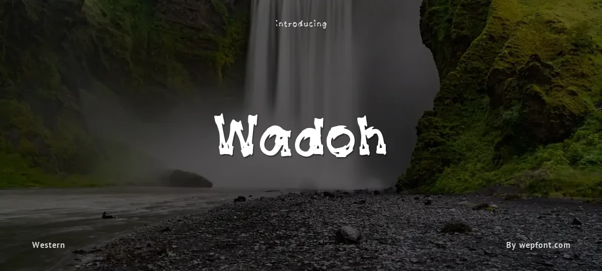 Wadoh font preview