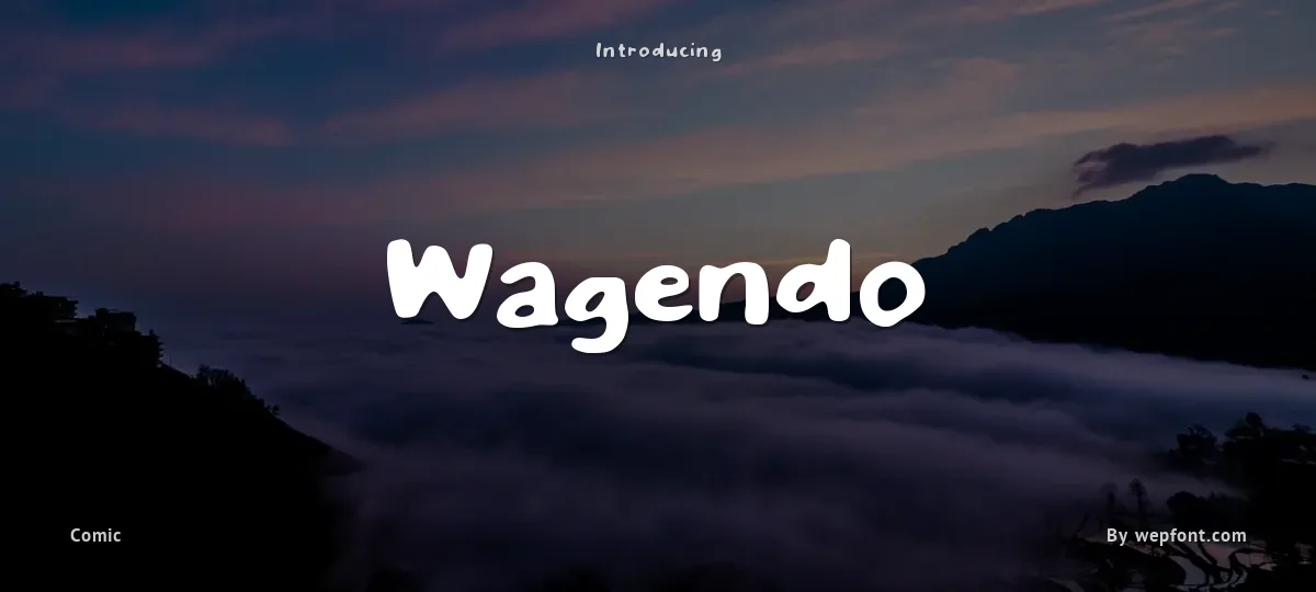 Wagendo font preview