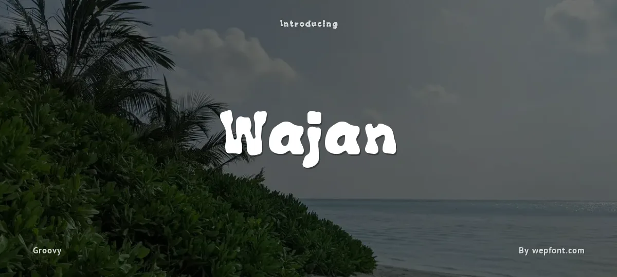Wajan font preview