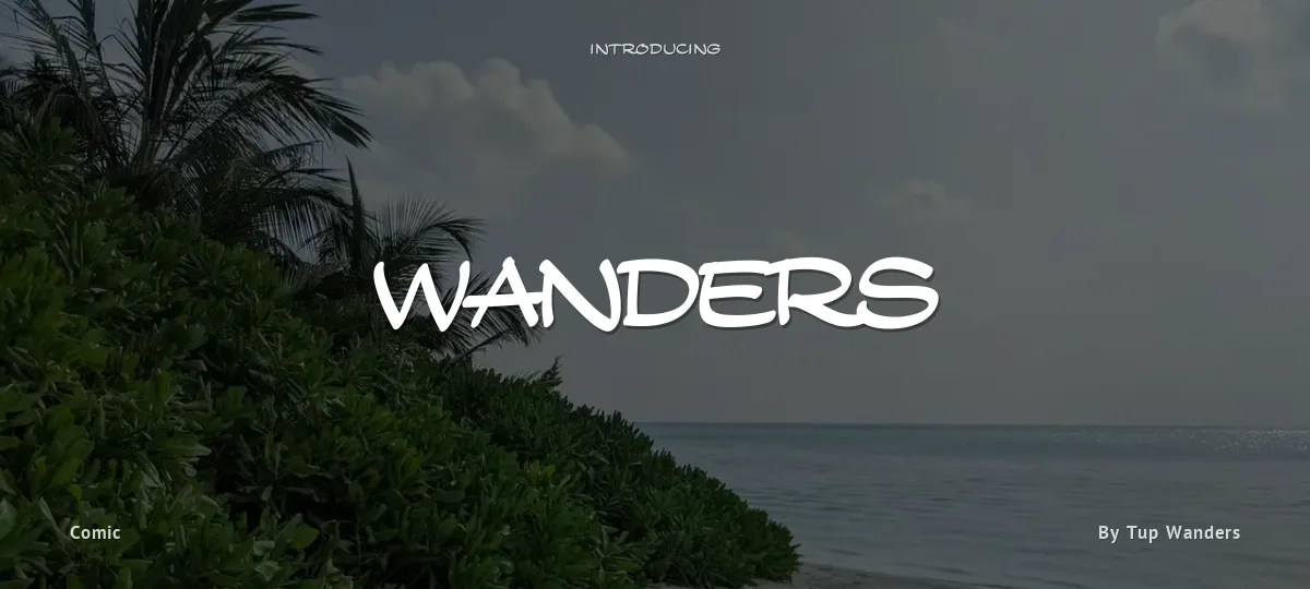 Wanders font preview