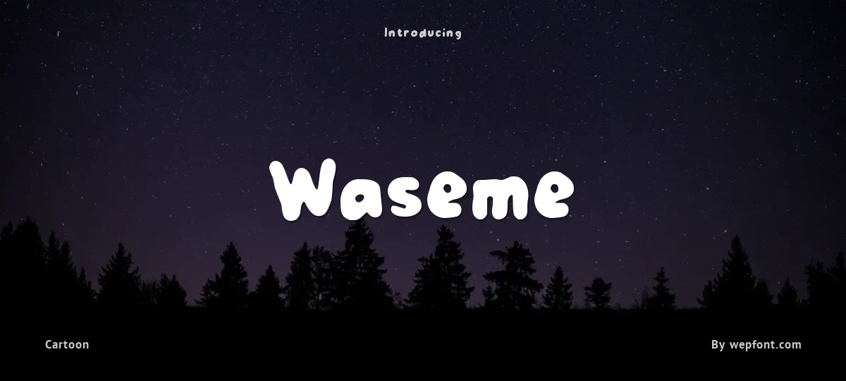 Waseme font preview