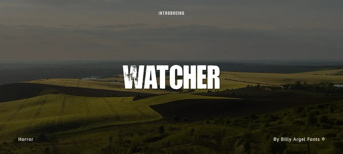 Watcher font preview