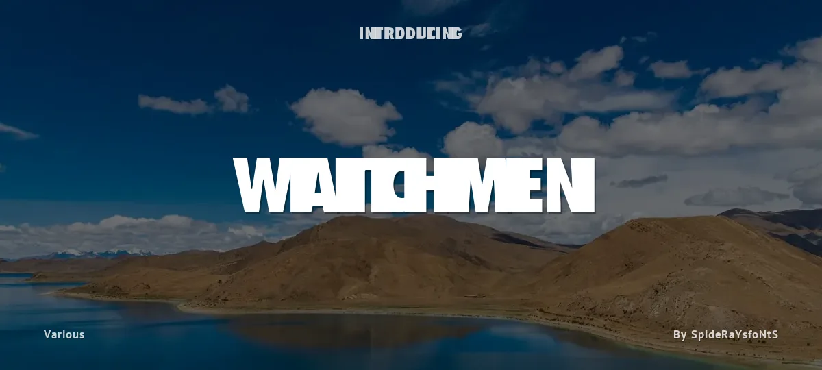 Watchmen font preview