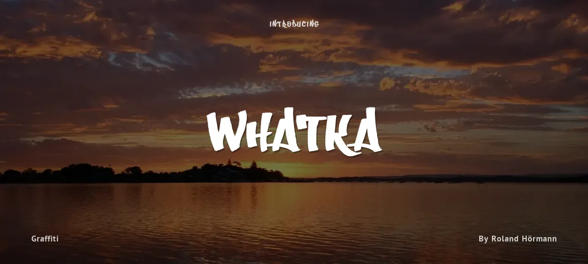 Whatka font preview