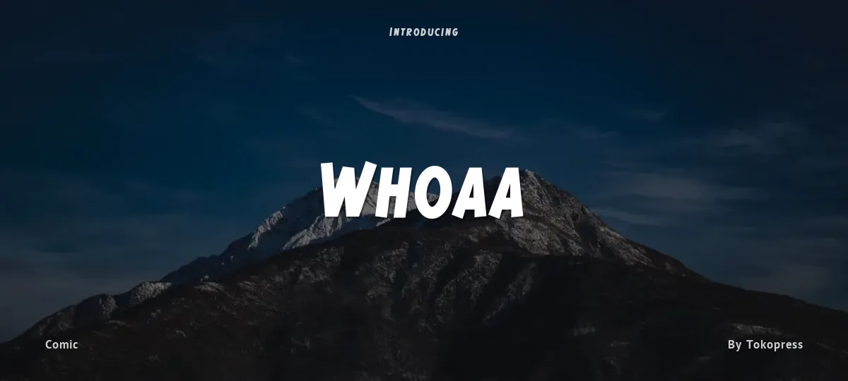 Whoaa font preview