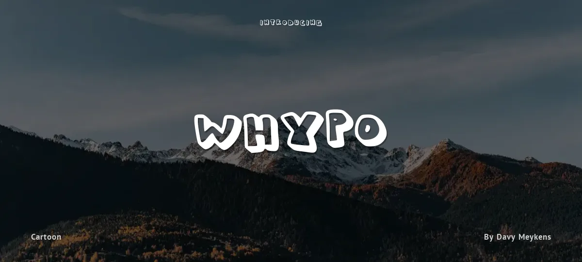 Whypo font preview