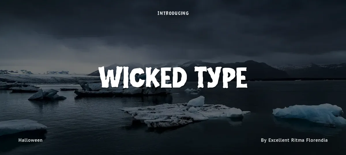 Wicked Type font preview