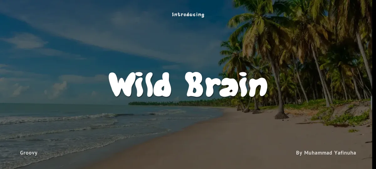 Wild Brain font preview