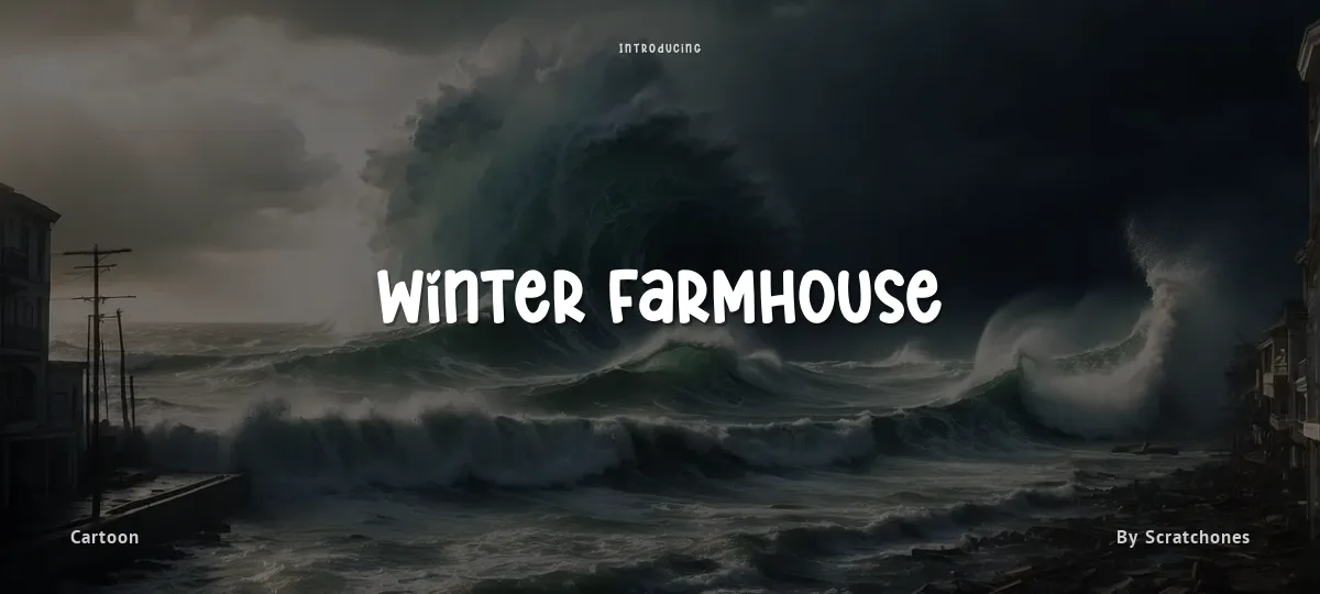 Winter Farmhouse font preview