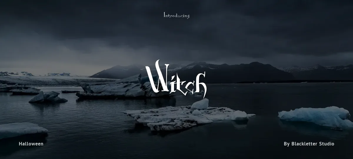 Witch font preview