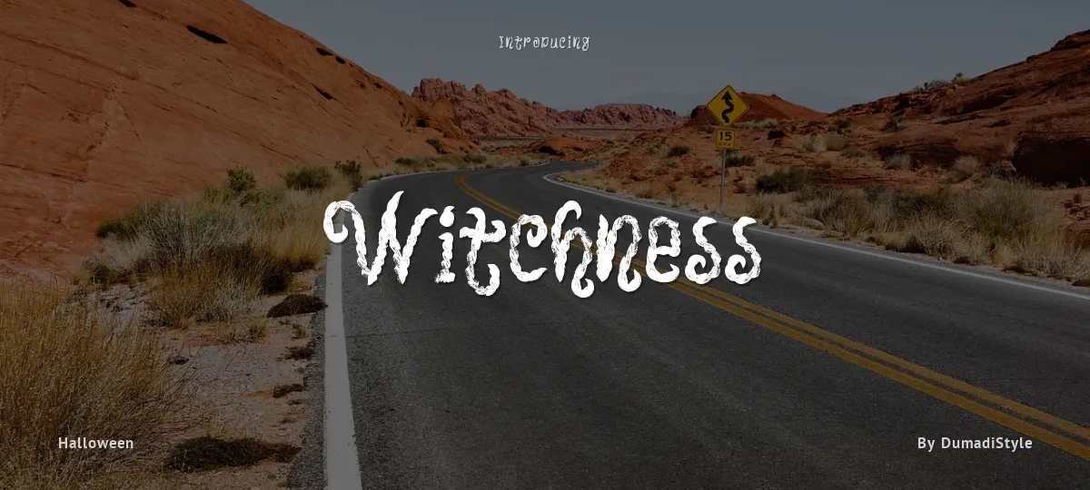 Witchness font preview