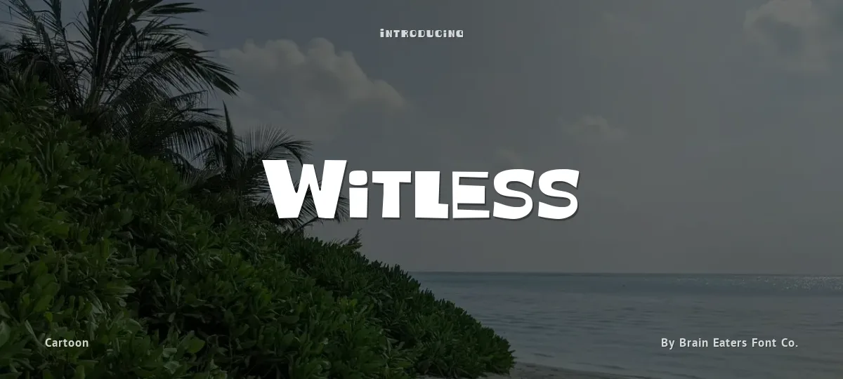 Witless font preview