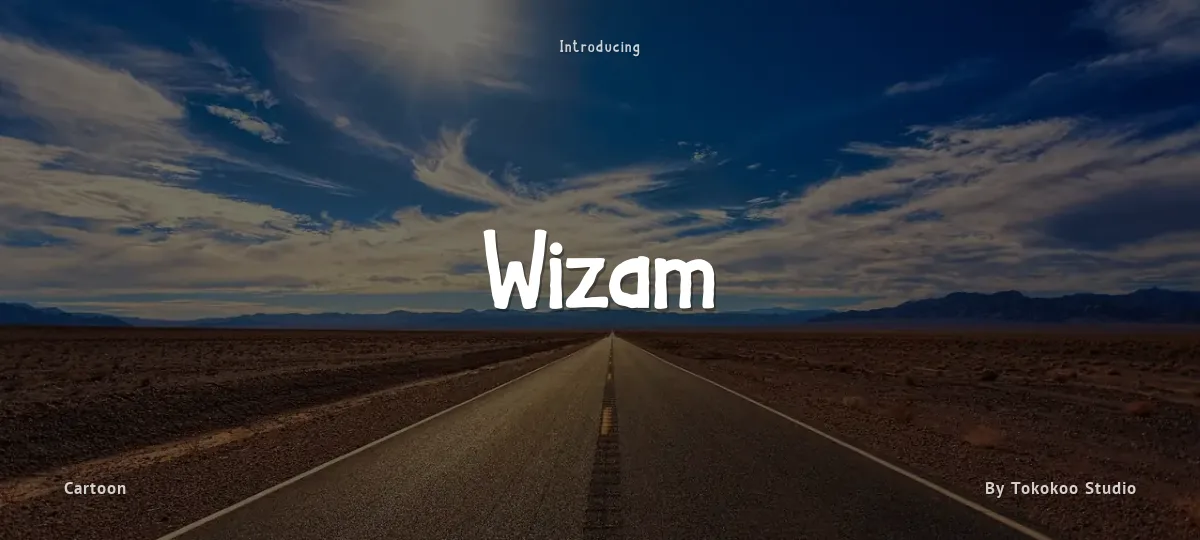 Wizam font preview