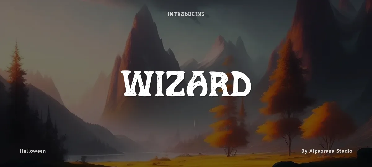 Wizard font preview