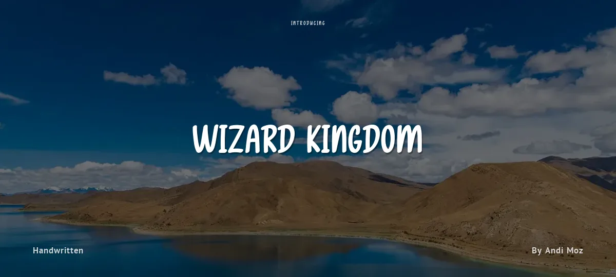 Wizard Kingdom font preview