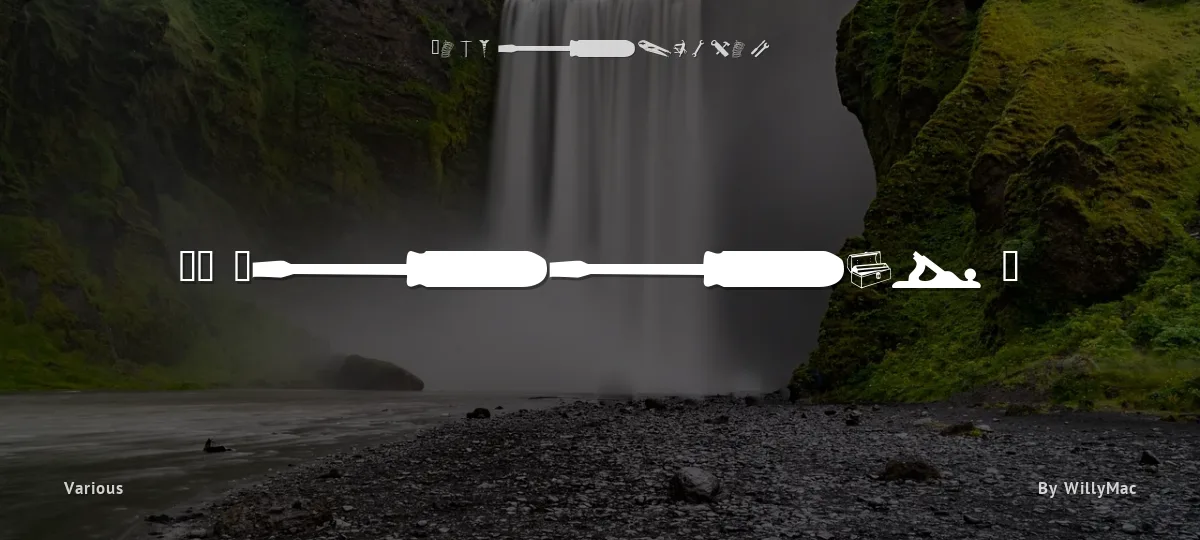 WM Tools 1 font preview