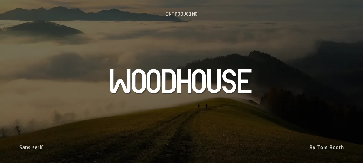Woodhouse font preview