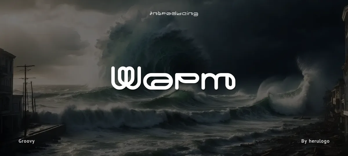 Worm font preview