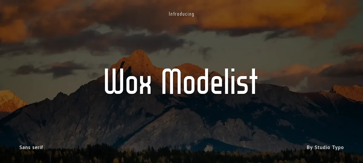 Wox Modelist font preview