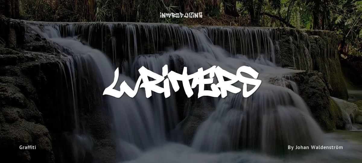 Writers font preview