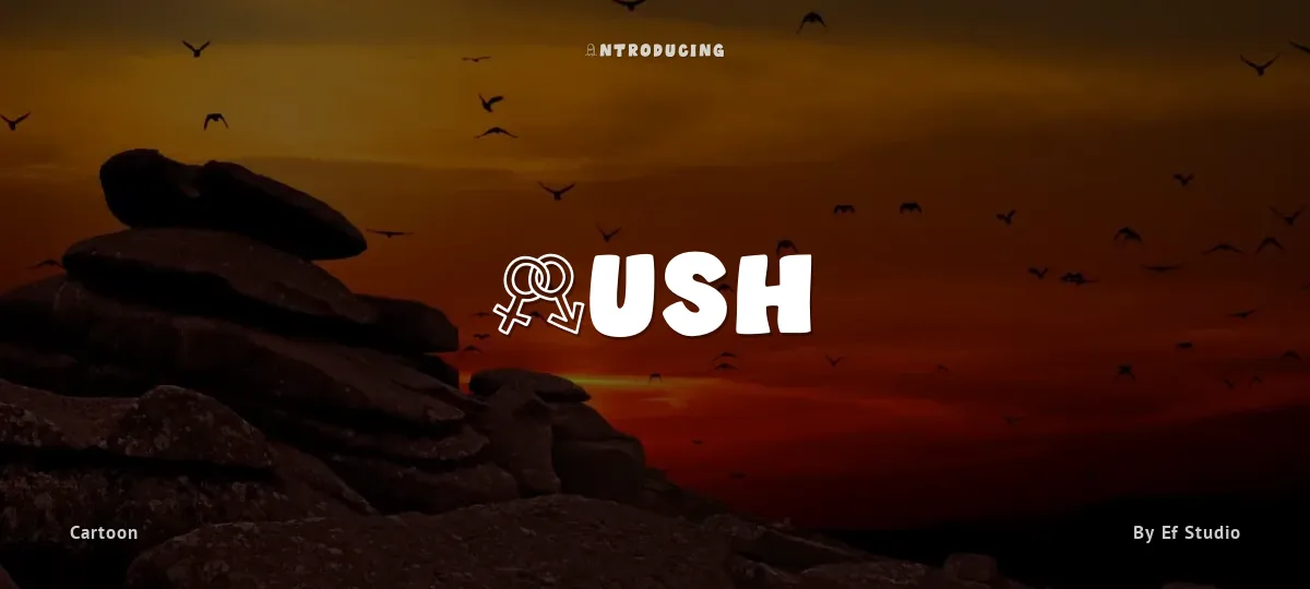 Wush font preview