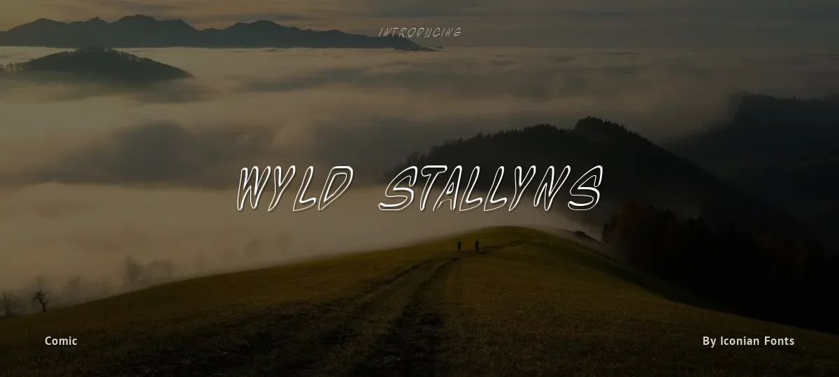 Wyld Stallyns font preview