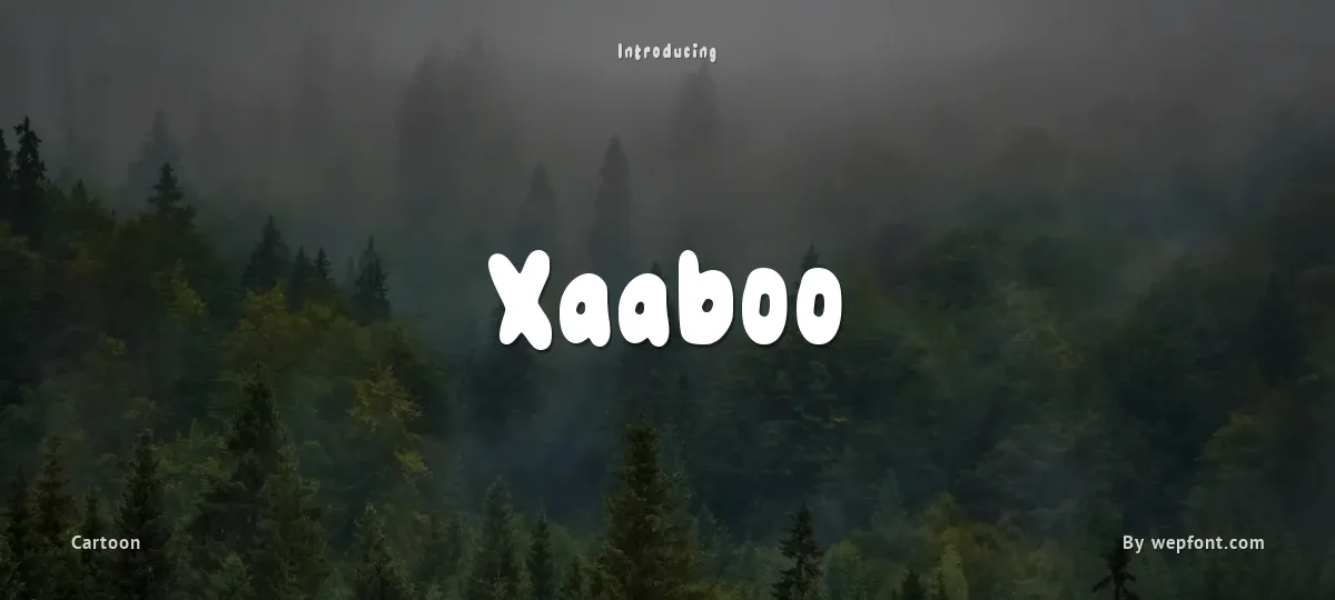 Xaaboo font preview