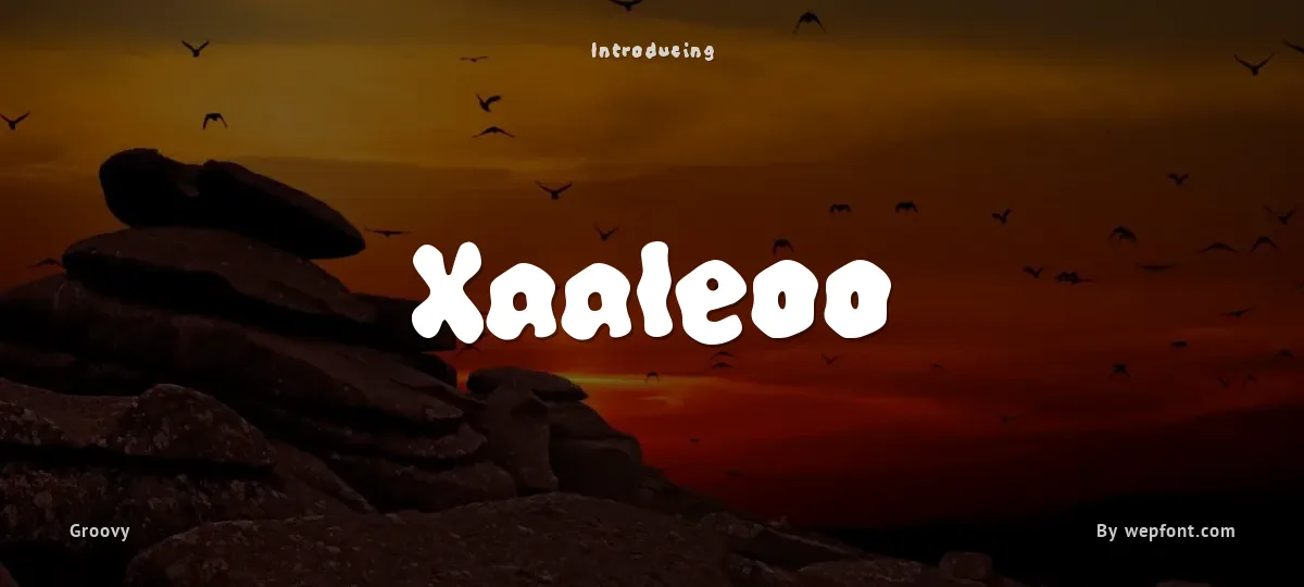 Xaaleoo font preview
