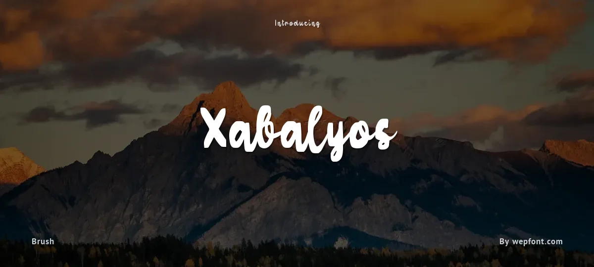 Xabalyos font preview