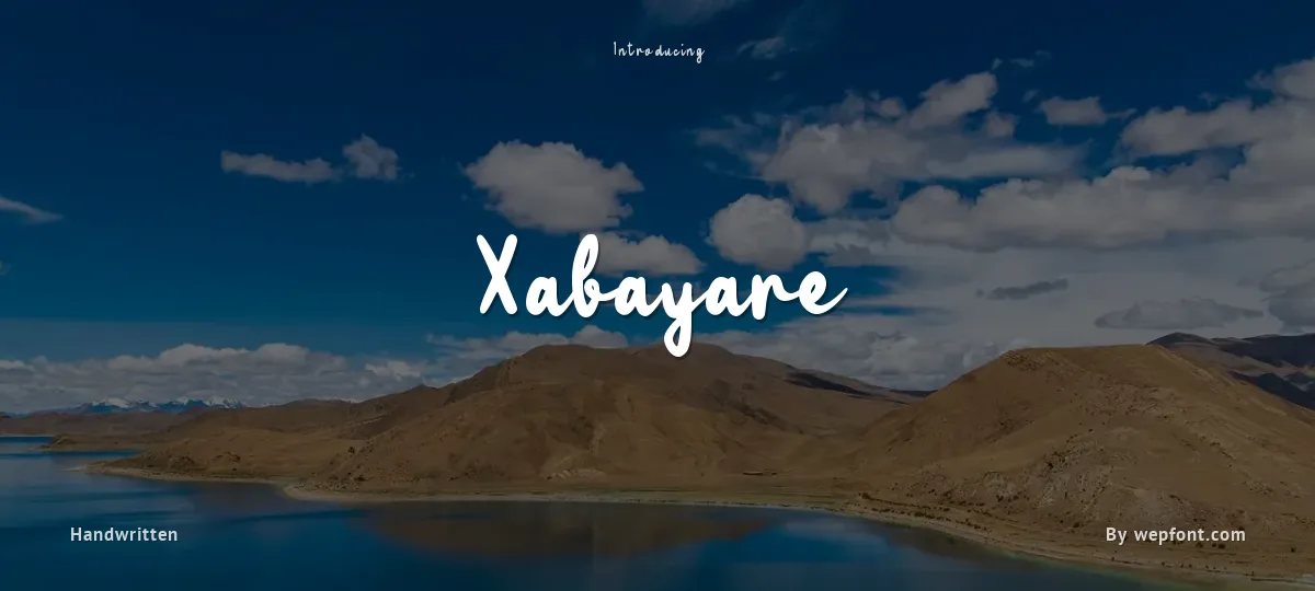 Xabayare font preview