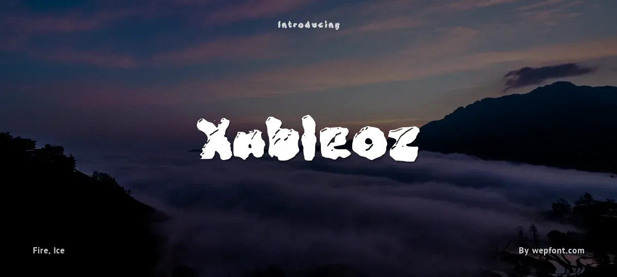 Xableoz font preview